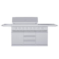 Large 8-Burner Outdoor BBQ Grill, 304 Food-Grade Stainless Steel,